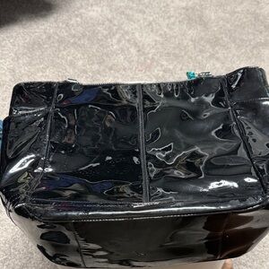 Coach Shiny Black Patent Leather Bag